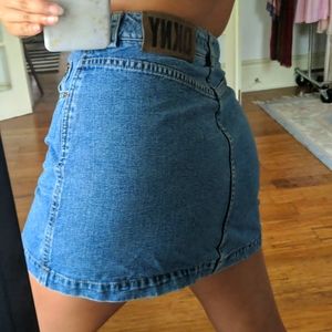 Y2K Denim mini skirt